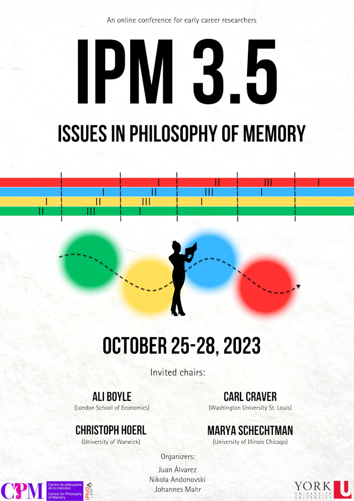 Poster for Issues in Philosophy of Memory 3.5